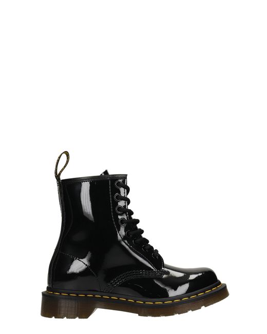 1460 combat boot patent leather