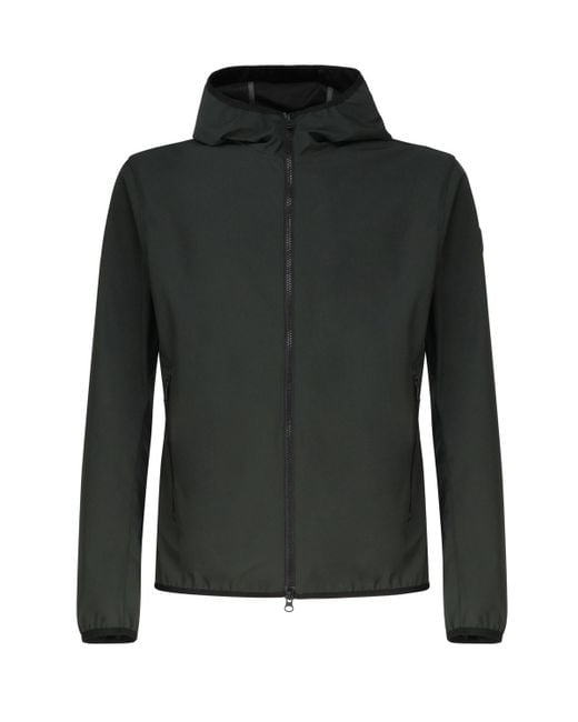 Colmar Black Softshell Jacket With Hood for men