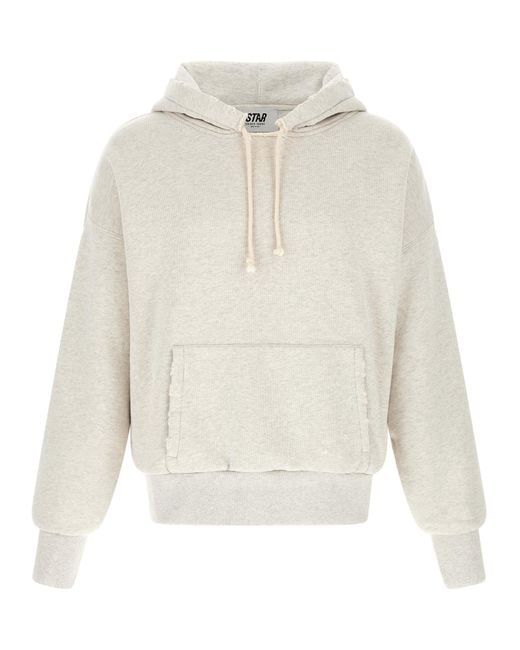 Golden Goose Deluxe Brand White Cotton Sweatshirt Clothing for men