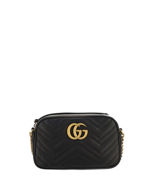 Gucci Black Marmont Shoulder Bag