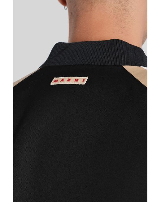 Marni Black Bomber Jacket for men