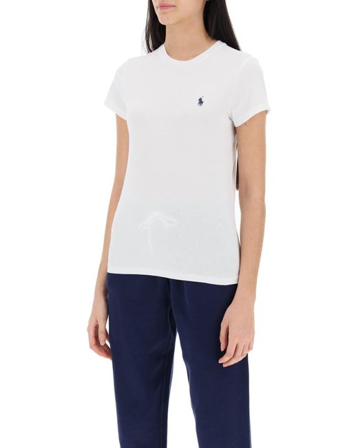 Ralph Lauren White Light Cotton T-Shirt