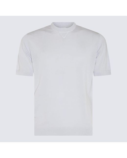Eleventy White Light Cotton T-Shirt for men