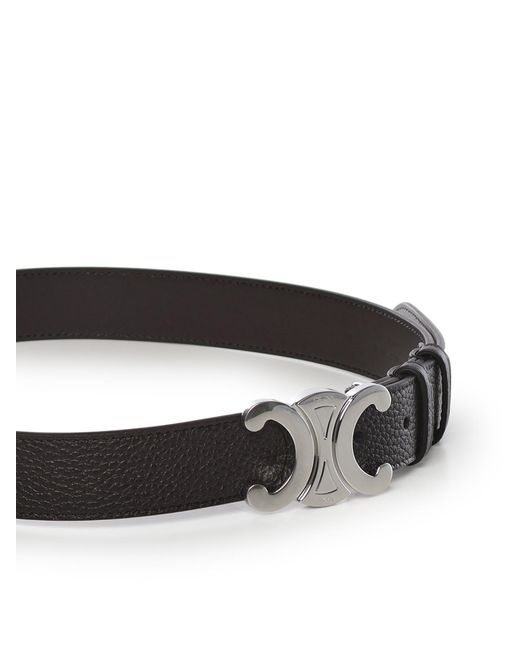 Céline Black Belts Calfskin for men