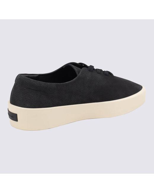 Fear Of God Black Leather Loafers for men