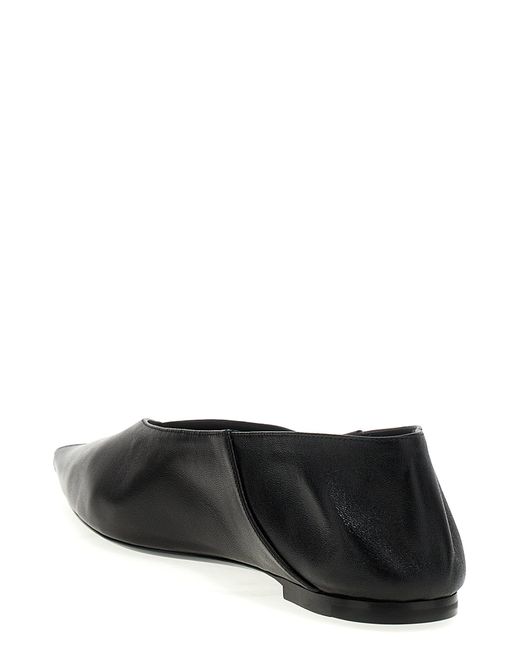 Saint Laurent Black Carolyn Flat Shoes
