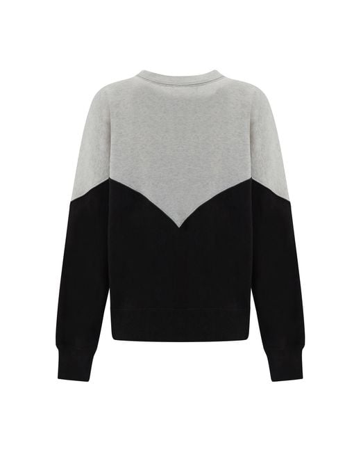 Isabel Marant Black Sweatshirt Houston Cotton Sweatshirts
