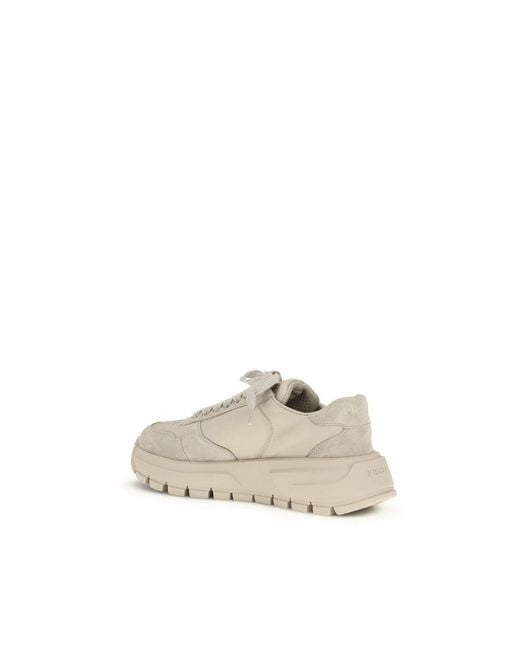 Prada Natural Calf Leather Bos Taurus Athletic Sneakers