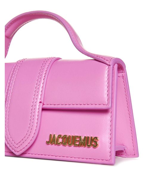 Jacquemus Pink Le Bambino Leather Top Handle Bag
