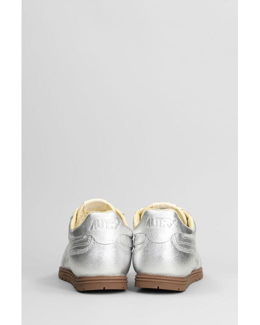 Autry White Windspin Low Sneakers
