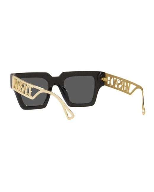 Versace Black Acetate Sunglasses