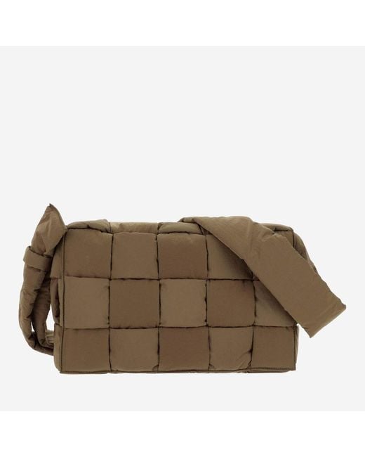 Bottega Veneta Brown Maxi Padded Tech Cassette Bag Polyamide Messenger for men