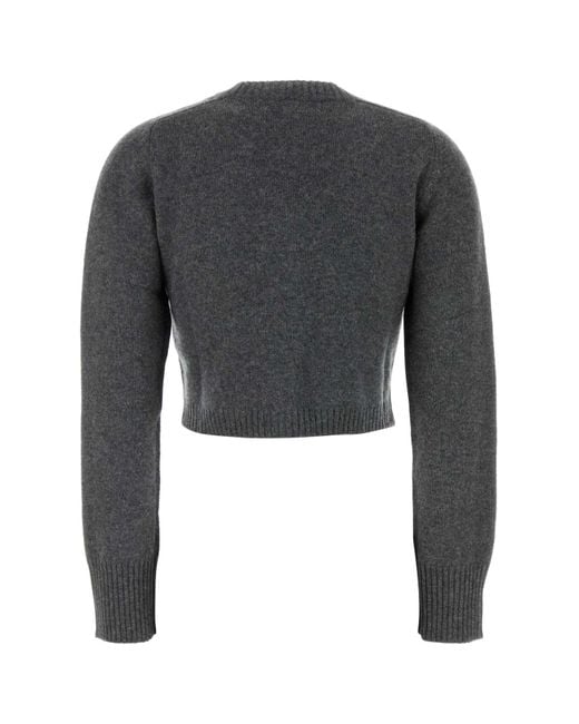 Loulou de Saison Black Charcoal Cashmere Zephir Cardigan