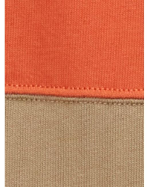 Polo Ralph Lauren Orange And And Color-Block Striped Cotton Jersey Polo Sport Rugby Shirt for men