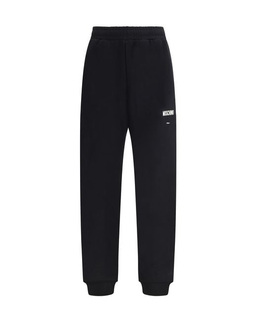 Moschino Blue Cotton Sweatpants Trousers for men