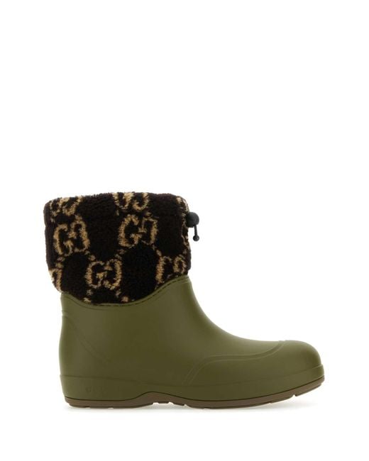 Gucci Green Boots for men