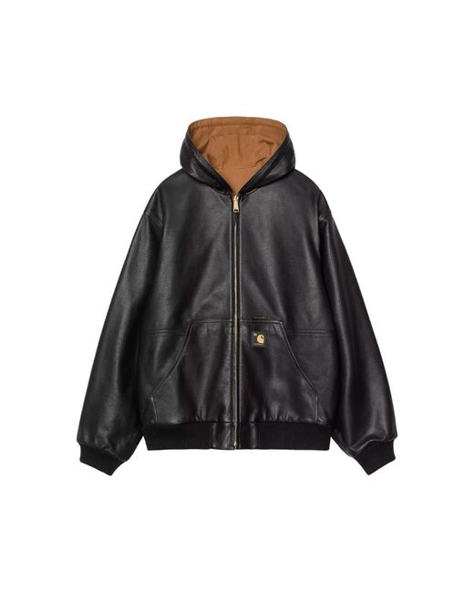 Carhartt Black Leather Outerwear for men