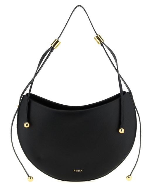 Furla Black Moonstone Shoulder Bags