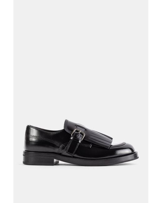Church's Black Derbies Piper En Cuir De Veau Poli Noir Flat Shoes