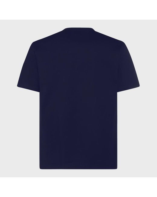 Comme des Garçons Blue Cotton T-Shirt for men