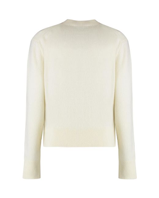 Maison Kitsuné Natural Cardigan Merino Wool Cardigans