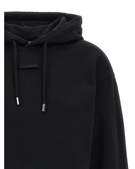 Jacquemus Black 'Le Hoodie Gros-Grain' Hoodie