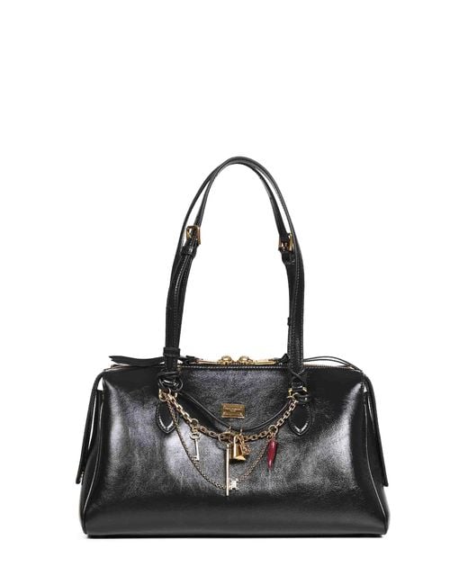 Dolce & Gabbana Black Vittoria Handbag