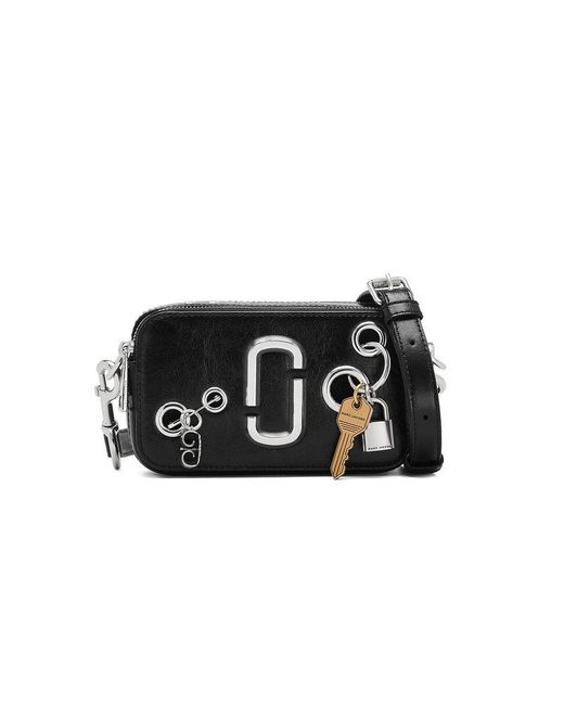 Marc Jacobs Black Crossbody Bag Leather Crossbody-Bags