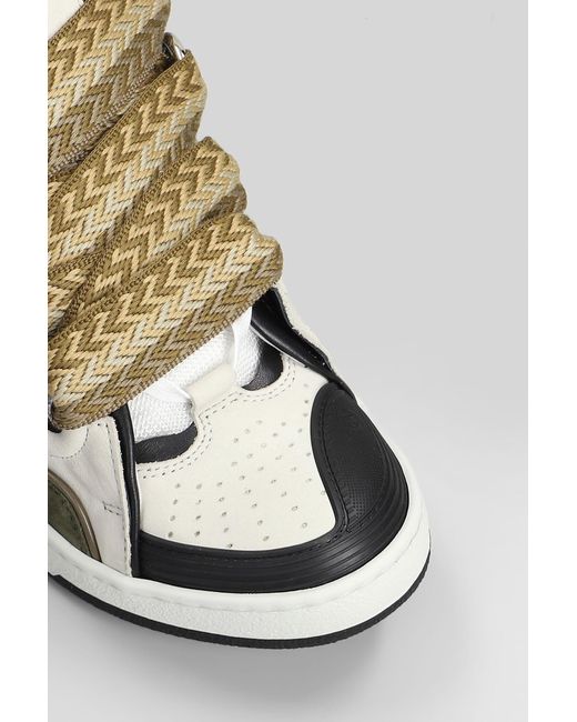 Lanvin White Curb Sneakers for men