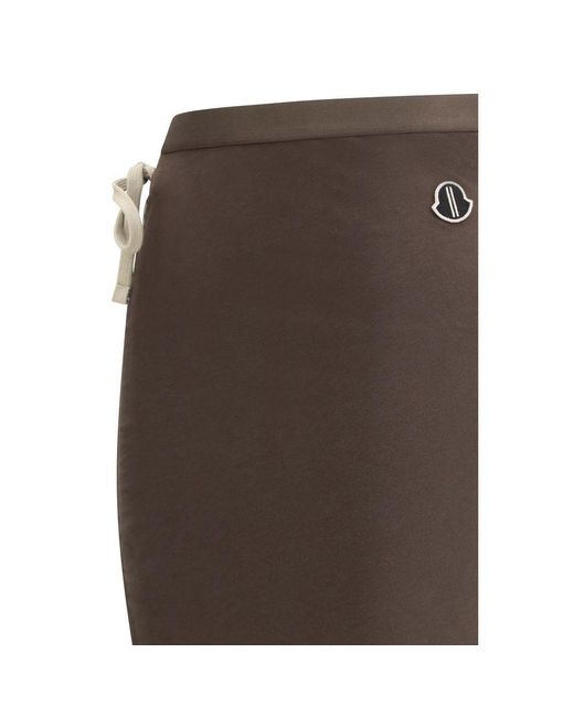Moncler Brown Cotton Long Skirt
