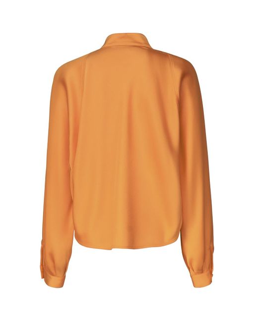 Genny Orange Guru Collar Shirt