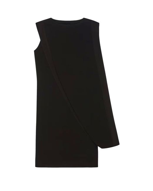 Givenchy Black Sleeveless Midi Dress