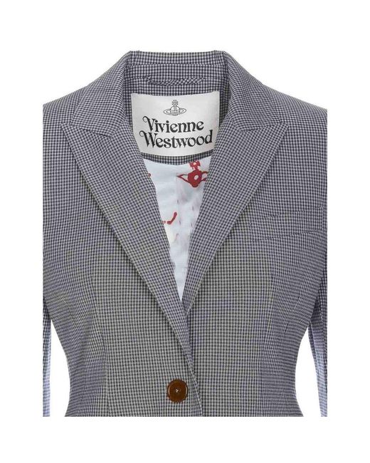 Vivienne Westwood Gray Cotton Blazer