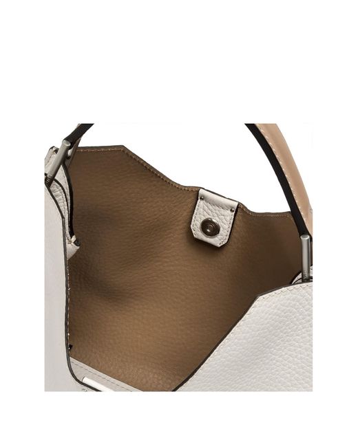 Gianni Chiarini Natural Aurora Leather Shoulder Bag