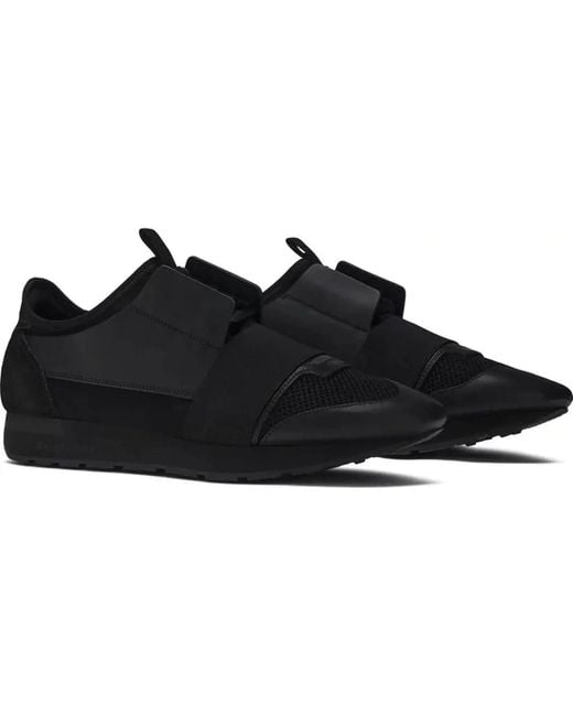 Balenciaga Black Race Runner Sneaker
