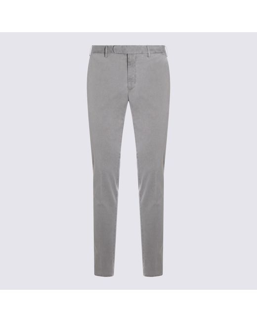 Incotex Gray Trousers _100 Co for men