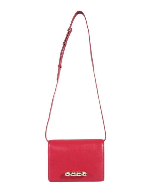 Alexander McQueen Red Bag The Four Ring