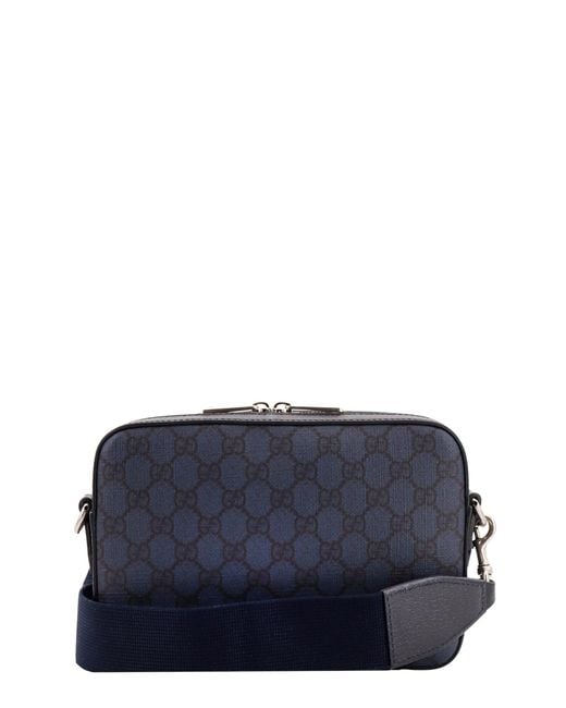 Gucci Blue Ophidia Gg Shoulder Bag