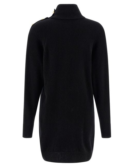 Balmain Black Sweater Dress