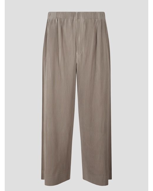 Homme Plissé Issey Miyake Natural Mc September Trousers for men