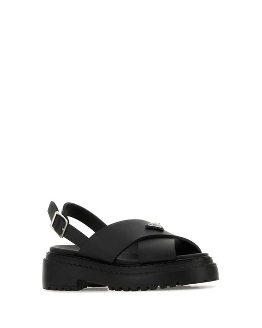 Prada Black Sandals