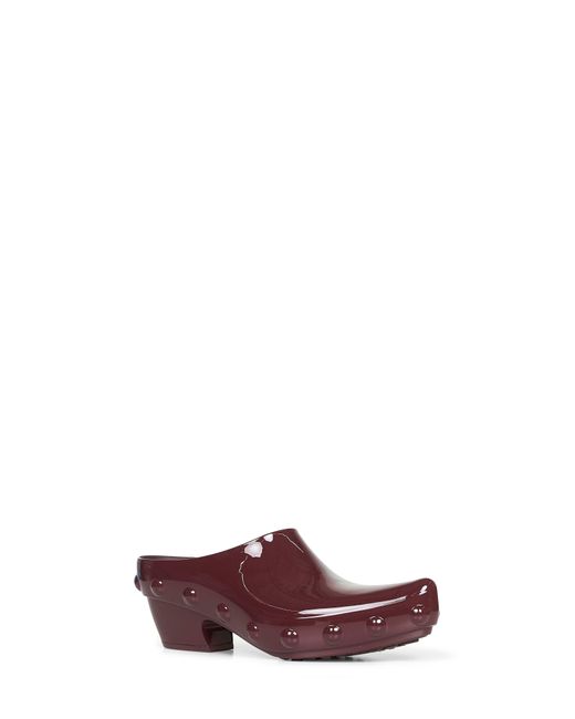 Bottega Veneta Red Rubber Clogs Gondola