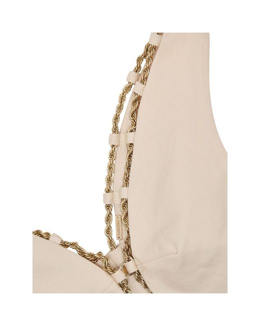 Cult Gaia Natural Cotton Waistcoat
