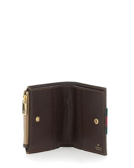 Gucci Natural Wallet Gg Canvas