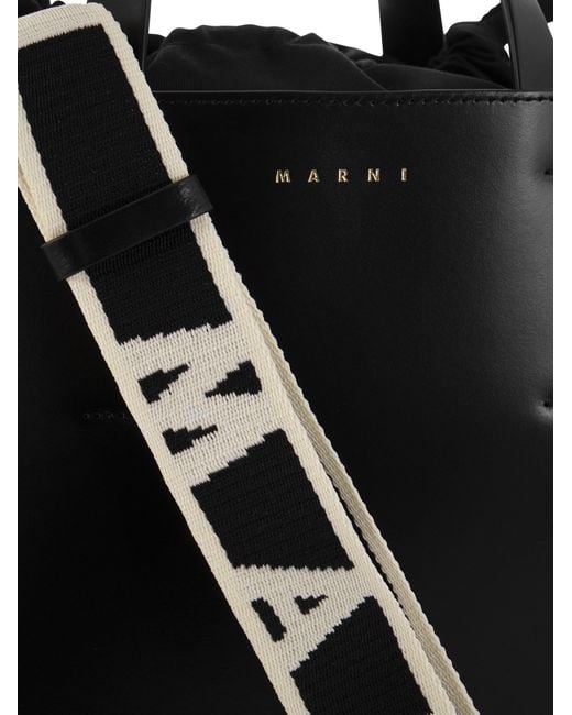 Marni Black Museo - Small Bag With Shoulder Strap