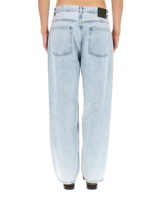 Drole de Monsieur Blue Baggy Fit Jeans Cotton for men