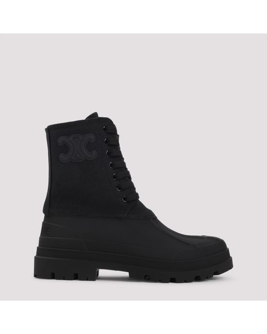 Céline Black Triomphe Boot