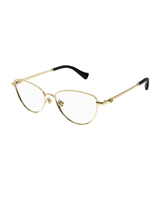 Gucci Brown Gg1595O Linea Gg Logo Eyeglasses