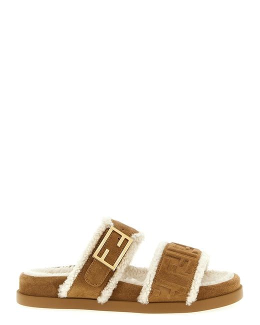 Fendi Natural Feel Sandals Calfskin Leather (Bos Taurus)