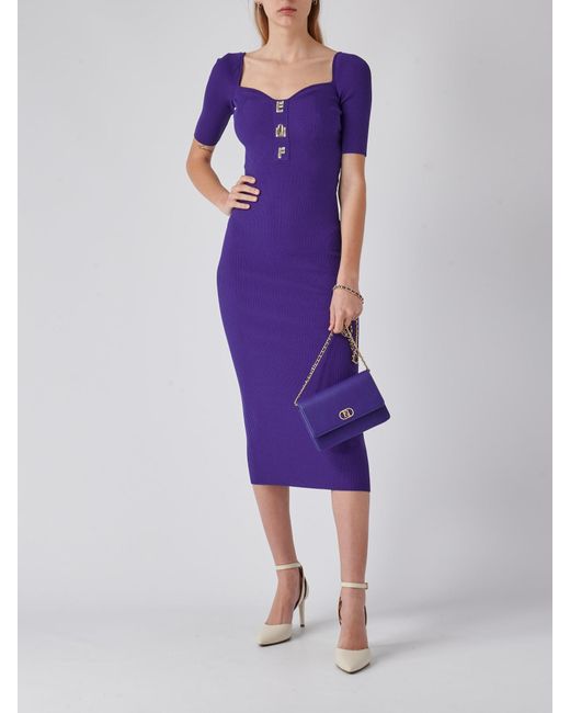 Elisabetta Franchi Purple Viscose Top-Wear